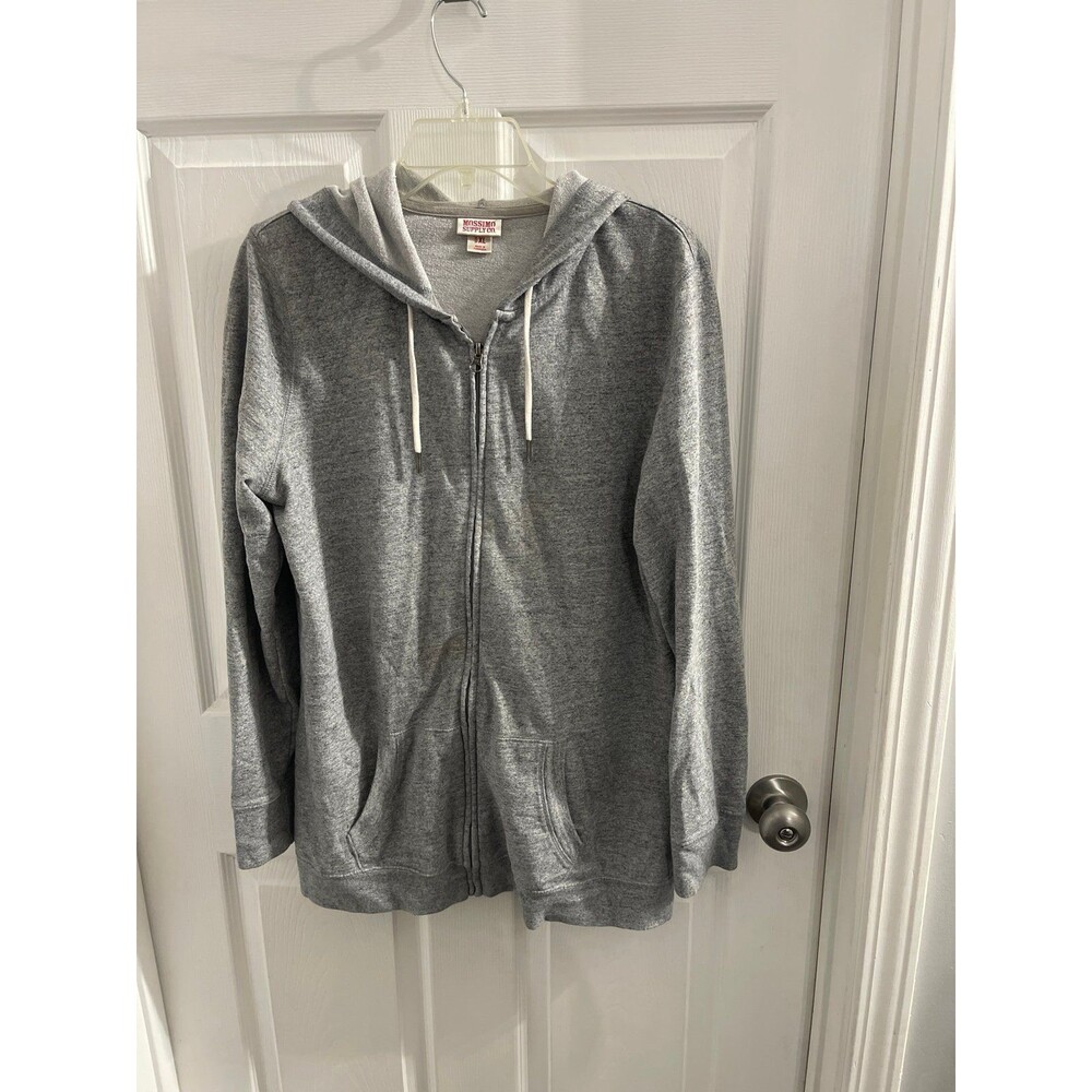 Mossimo Supply Co. Full Zip Hoodie Size XL Gray